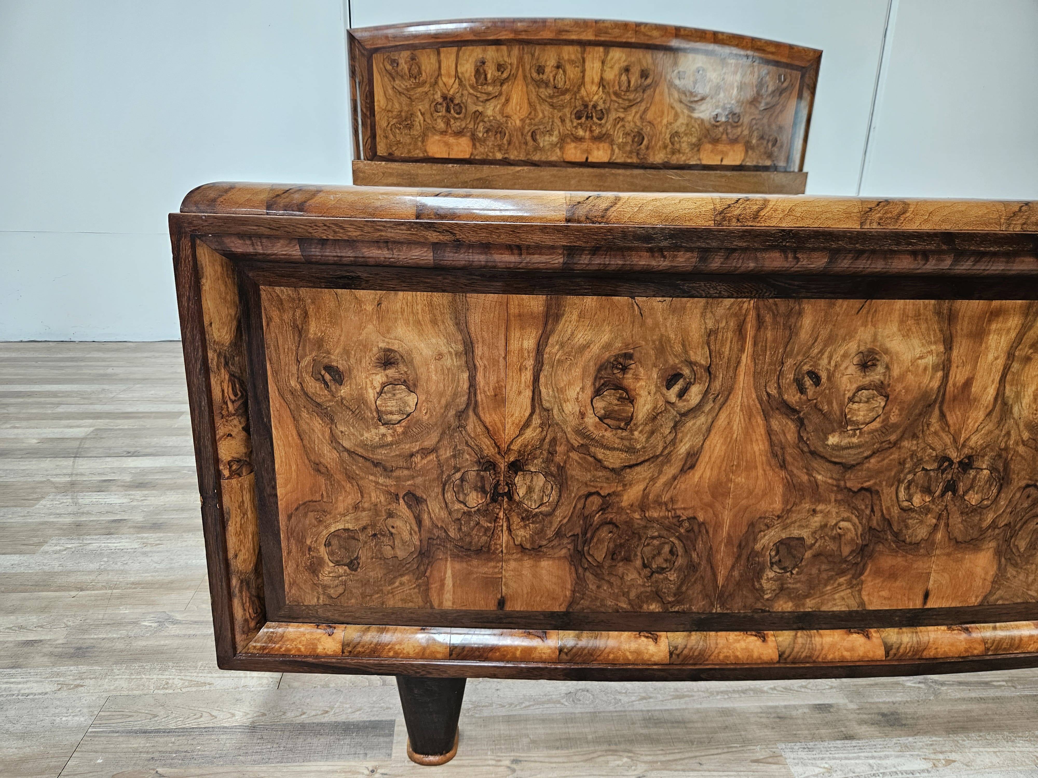 Tuscan Art Decò double bed from the 1940s