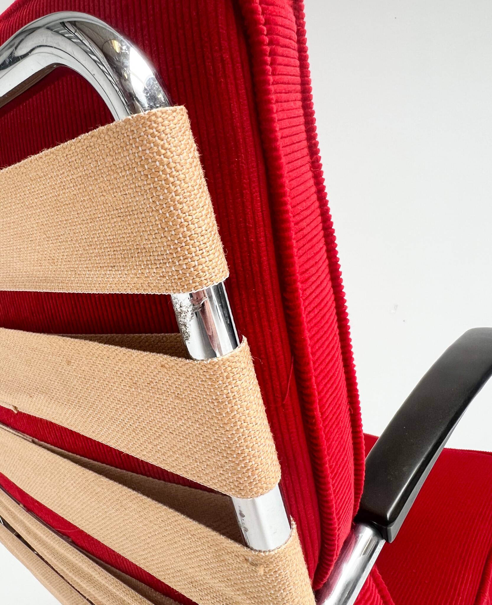 Zeer unieke Gispen 411 fauteuil uit de 1930’s. Uniek, omdat dit model sinds