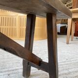 Solid oak bench