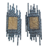 Vintage pair of wall sconces Marcello Fantoni