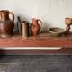 Shaker farm bench mid-19th century popular art Hudson Valley USA