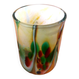Multicolored Glass/Water Cup