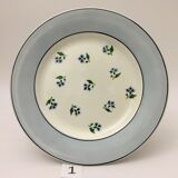 Lot de 6 assiettes plates « digoin sarreguemines » modèle albe