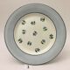 Set of 6 plates flat "digoin sarreguemines" model albe