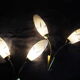 Pair of double opaline and brass wall lights from the 1960s-1970s.