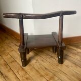 Chaise basse baoulé