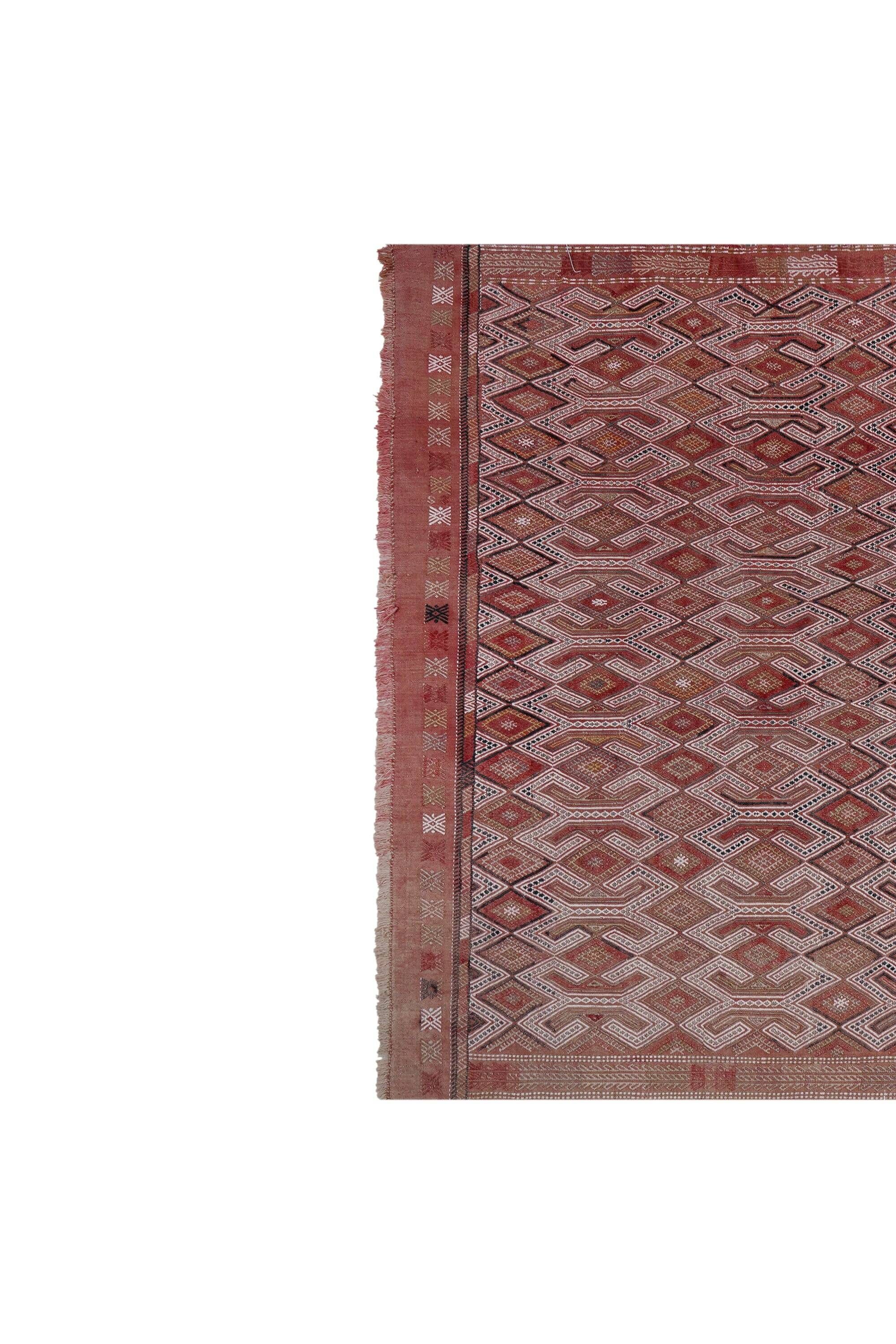 Vintage Turkish kilim, handwoven, 160x235 cm.