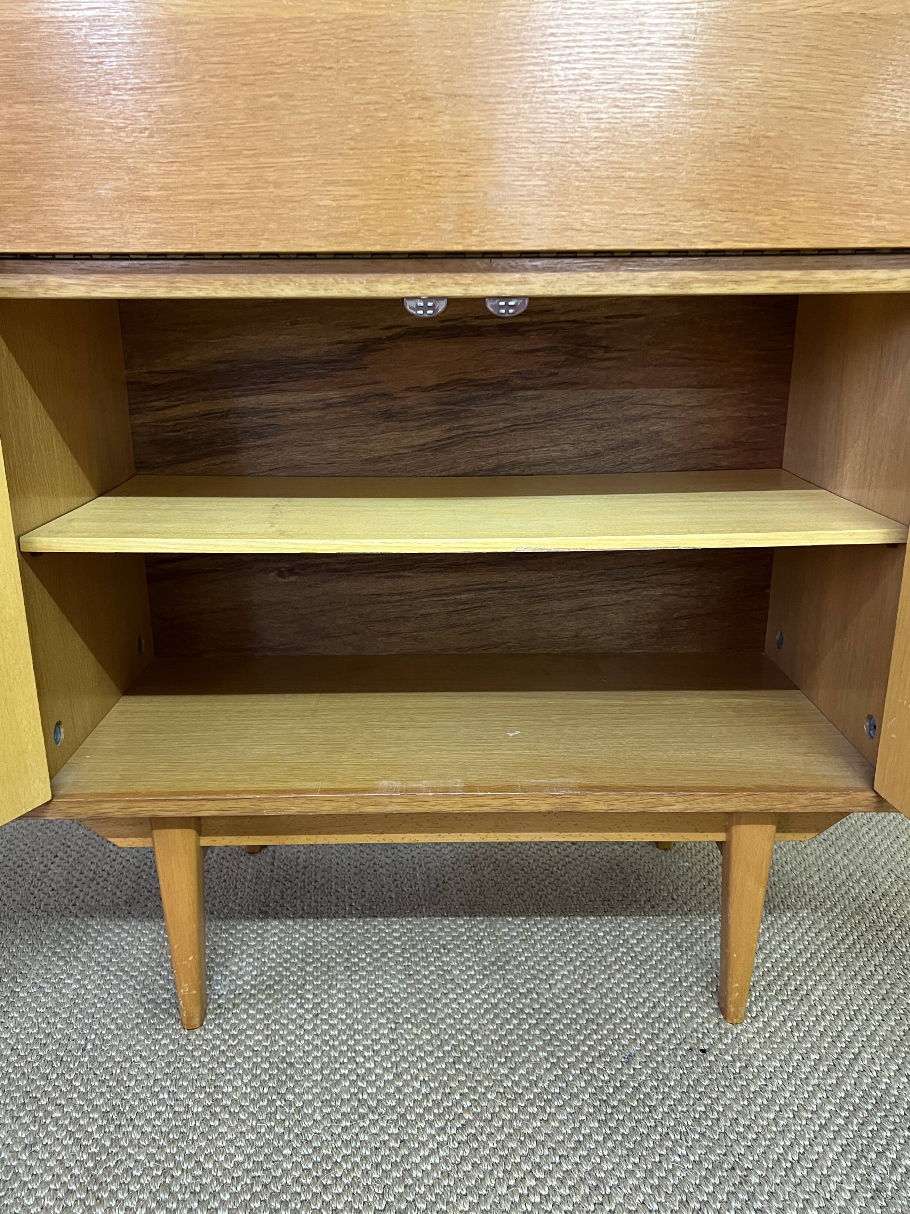 Small vintage secretary cabinet