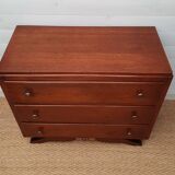 Commode vintage 3 tiroirs