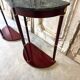 Paire de consoles, chevets table en acajou