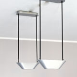 Pair of Artemide chandeliers, model Sidone Designer De Pas - D'urbino -Lomazzi Italia anni 80'