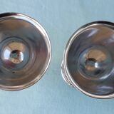 2 silver-plated egg cups