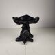Mid-Century Black Tree Stump Chair
