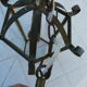 Brass lantern pendant lamp
