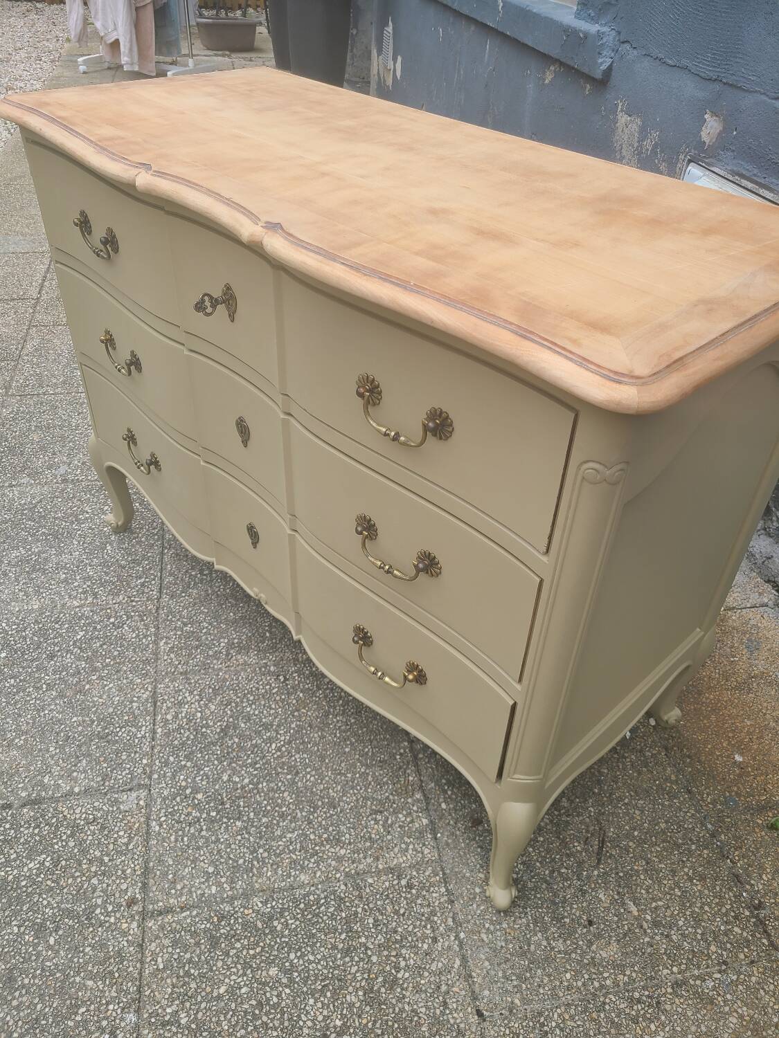 Renovated crossbow chest of drawers