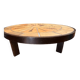 Roger Capron Herbier coffee table signed—vintage ceramic, Vallauris