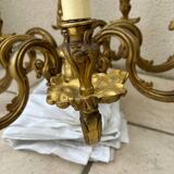 Vintage bronze louis xv style chandelier – 8 lights