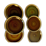 Set of 6 Maya plates Marianne Westman