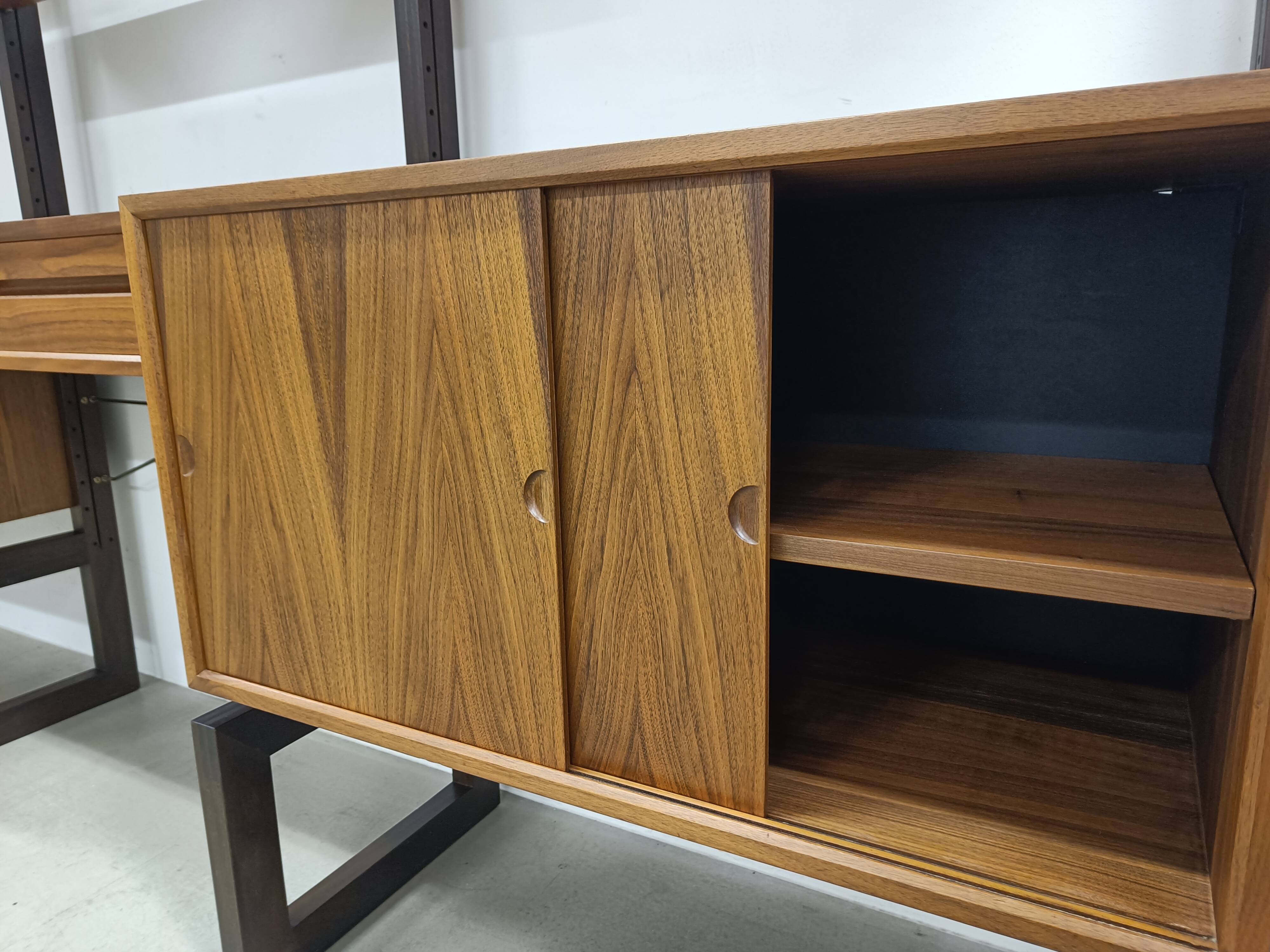 Danish Royal System modular shelving system by Poul Cadovius