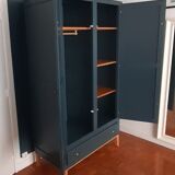 Scandinavian wardrobe wardrobe ganne blue