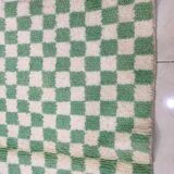 Moroccan Berber Boujad Carpet, Table Carpet, 1m55 x 1m16