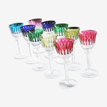 Saint Louis tommy 10 glasses roemer crystal