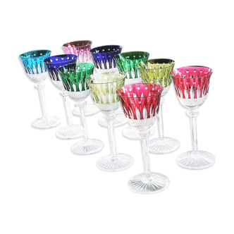 Saint Louis tommy 10 glasses roemer crystal