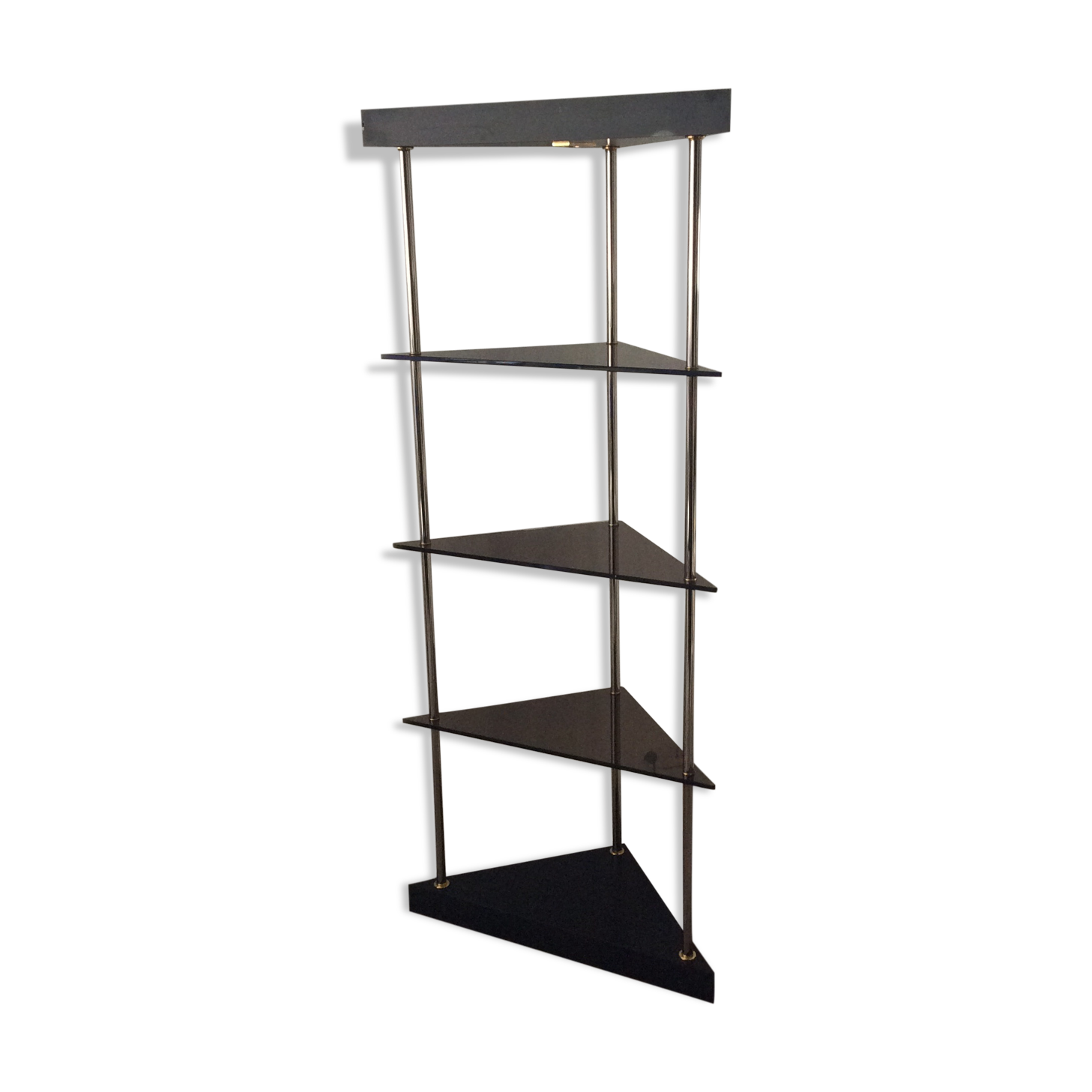 Corner shelf with lighting 1970