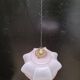 Pink opaline pendant light