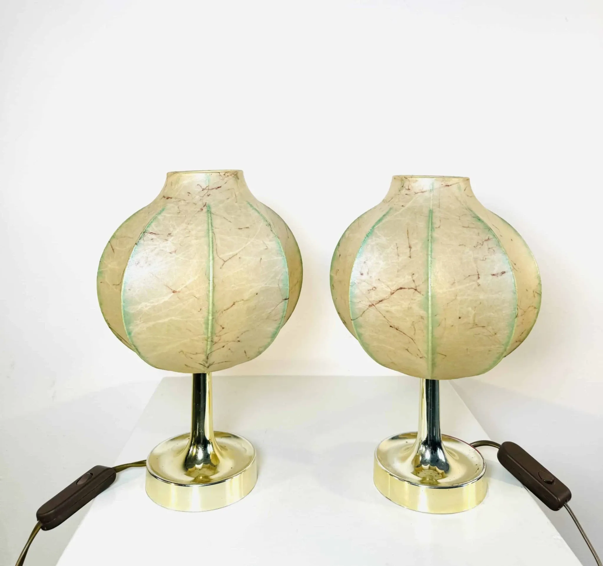 Cocoon Table Lamp By Friedel Wauer For Goldkant Leuchten, Germany, Circa 1960S/1970S