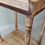 Small accent piece in solid wood