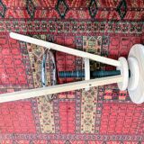 High screw tabout with a metal foot rest