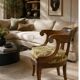Restoration period armchair in solid walnut – France, circa 1820-1830