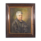 Portrait of a lady - oil on canvas