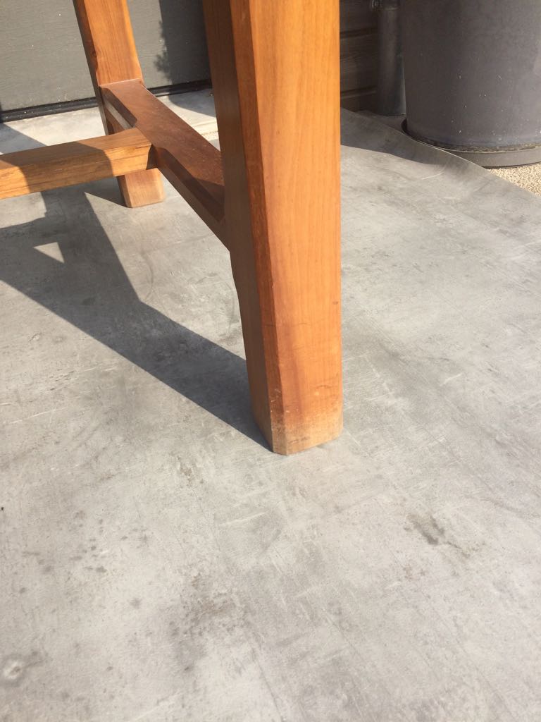 Stretchy farm table Walnut 1969