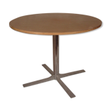 round table seventies foot chrome and formica Board