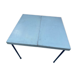 Folding suitcase table