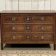 Louis XVI period chest of drawers in walnut, oak and fir, 18th century