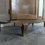 Reconstruction period ice cream cabinet