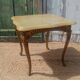 Vintage side table in gilded brass with an onyx top.