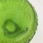 Vintage glass pitcher, chlorophyll green, Italy - 1960s-1970s.