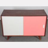 Vintage dark oak chest of drawers by Jiri Jiroutek, model U-452, 1960s