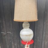Pierre Pissareff, two-light lamp, signed, Dlg of Georges Pelletier