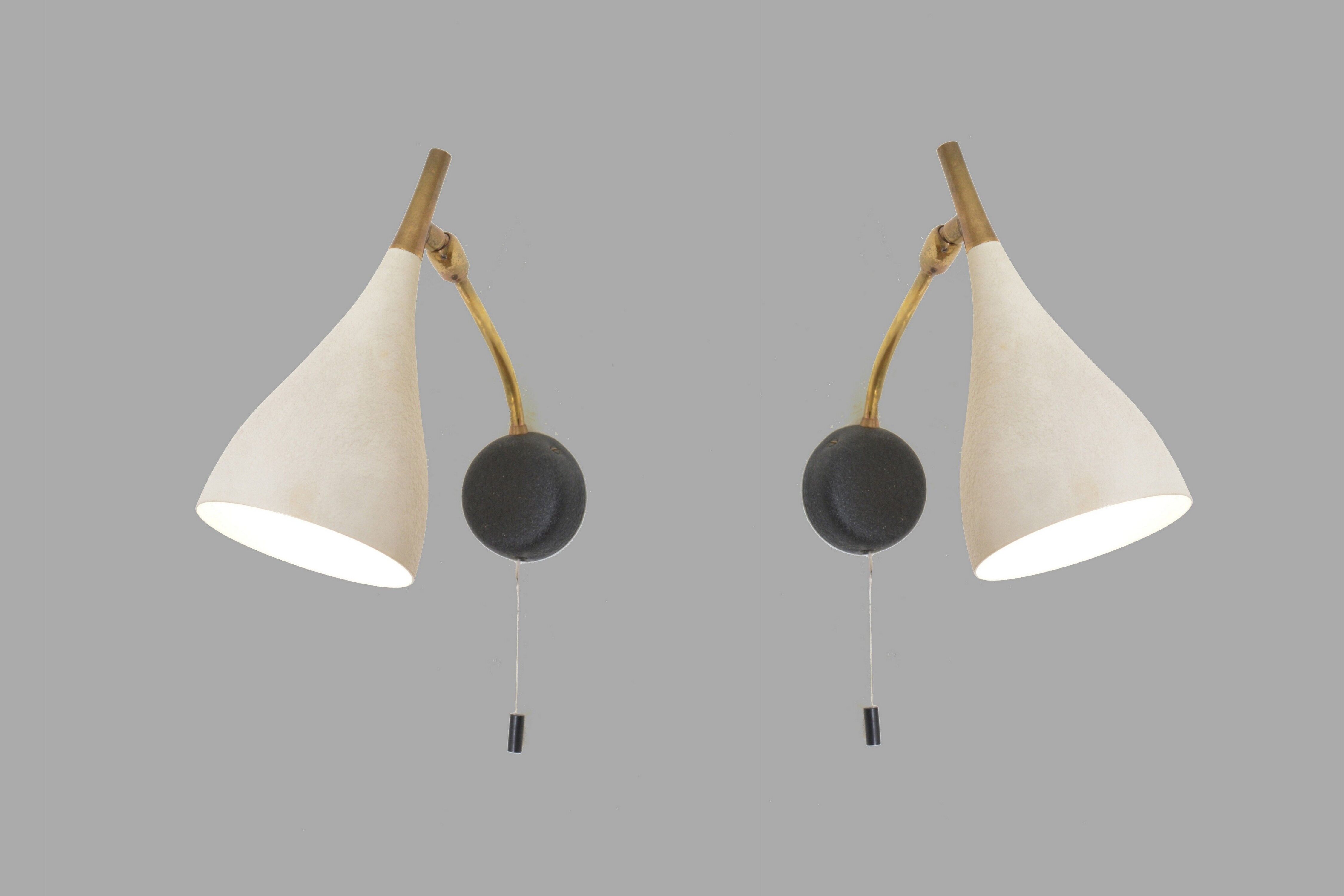 Pair of wall lamps for Gebruder Cosak, 50