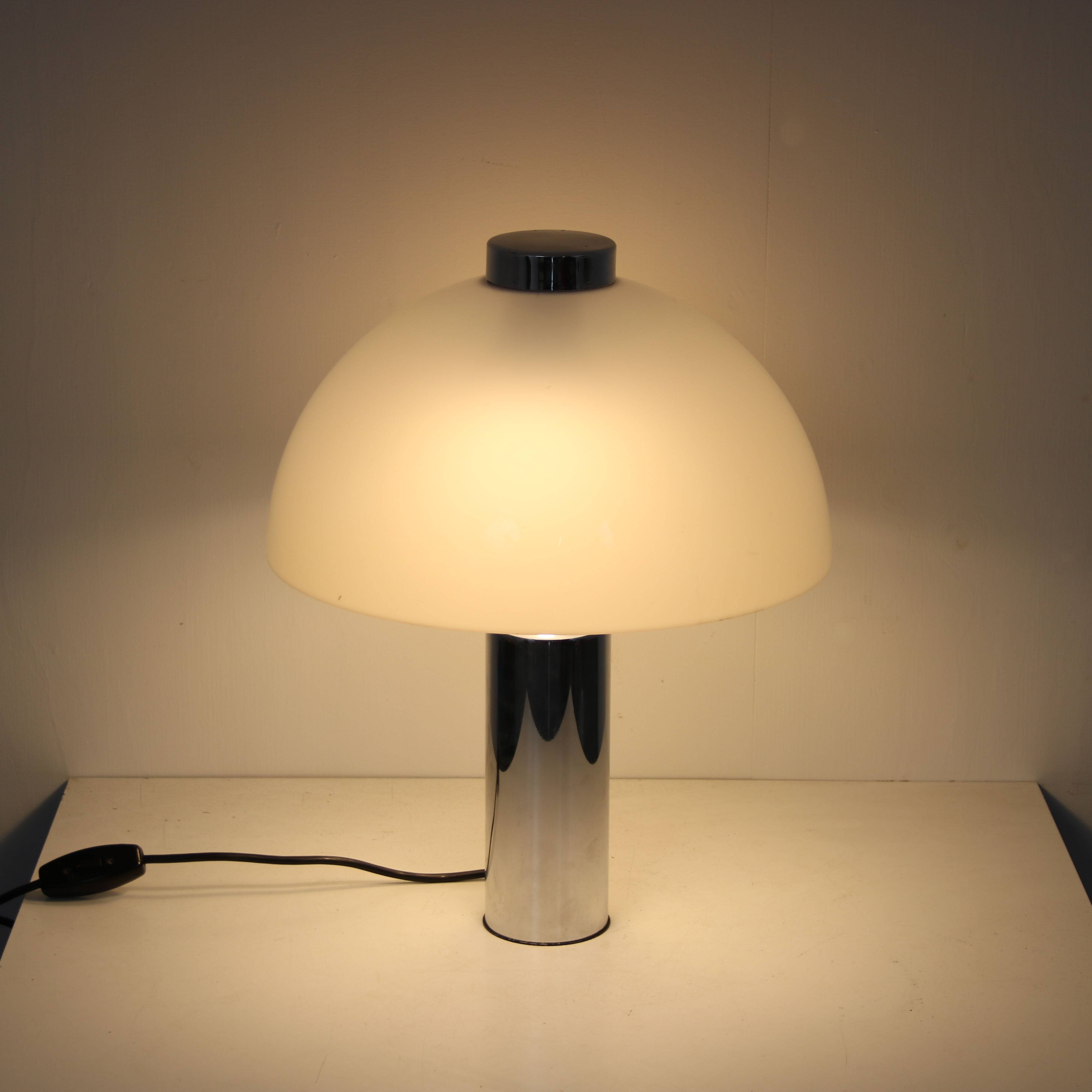 1970s Dutch design mushroom table lamp