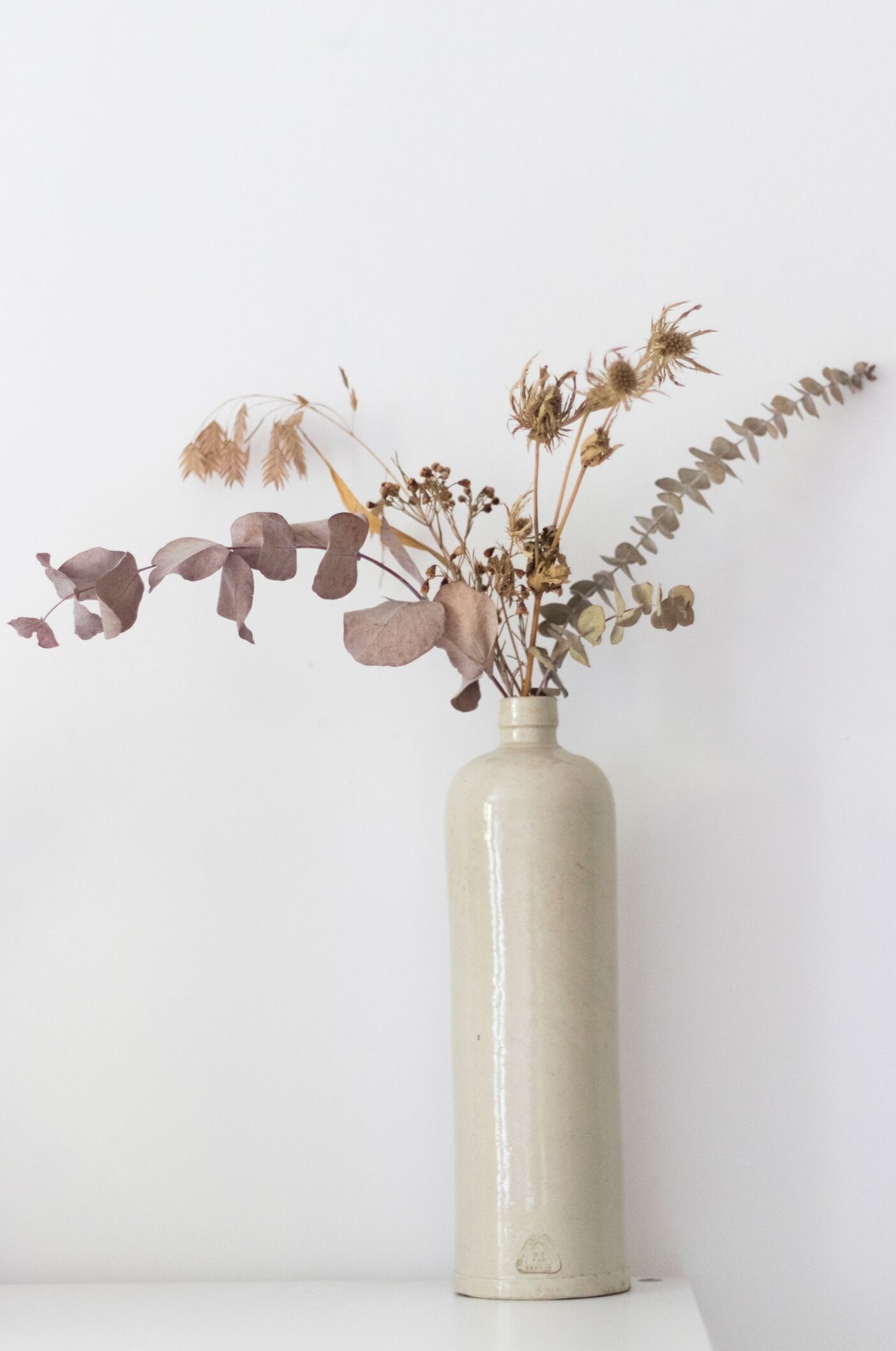 Enamelled stoneware bottle pont des vernes