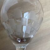Set of 6 engraved wine glasses
