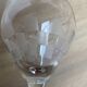 Set of 6 engraved wine glasses