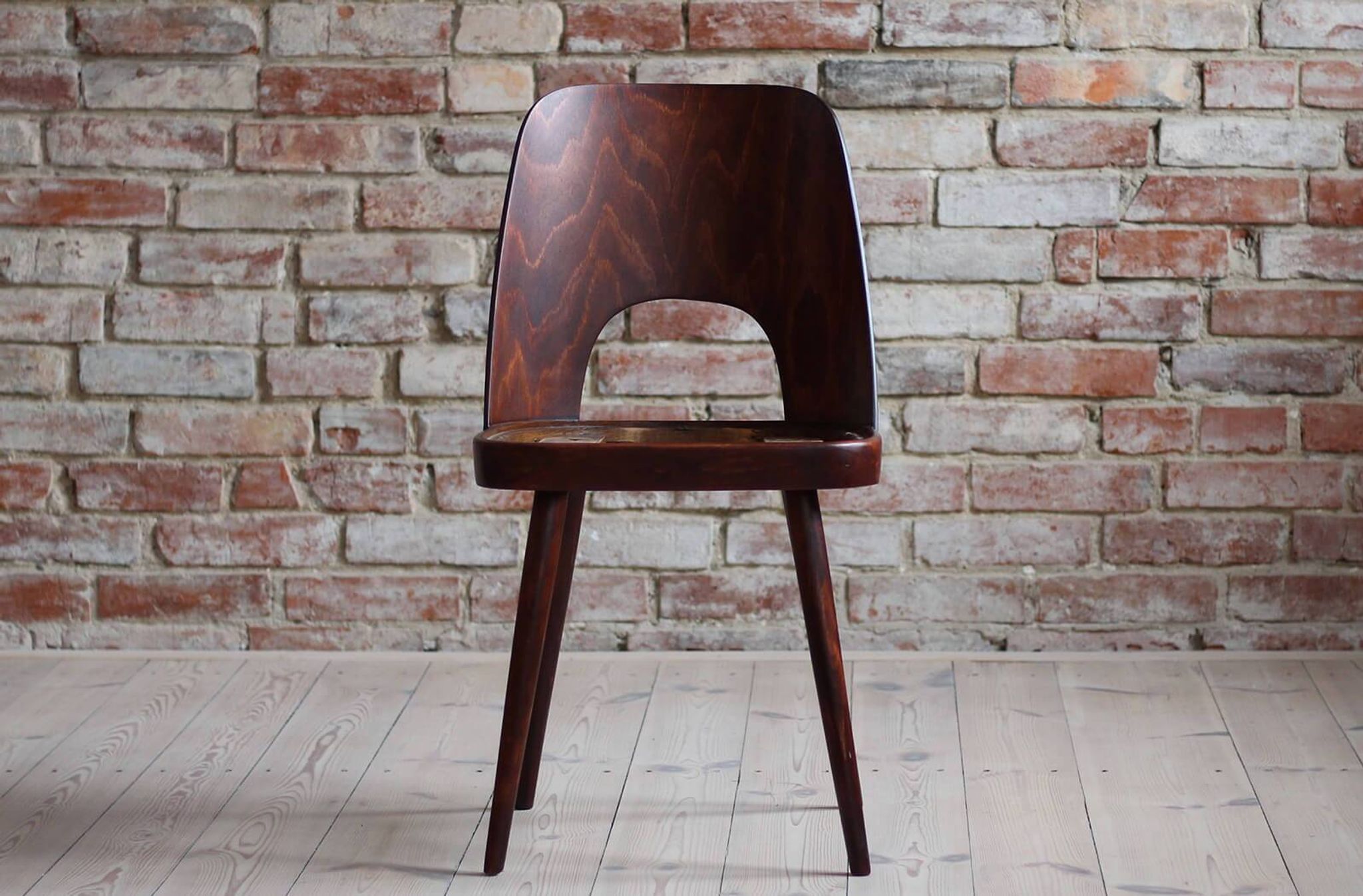 Set of 6 Dining Chairs by Oswald Haerdtl, Reupholstered in Kvadrat Fabric