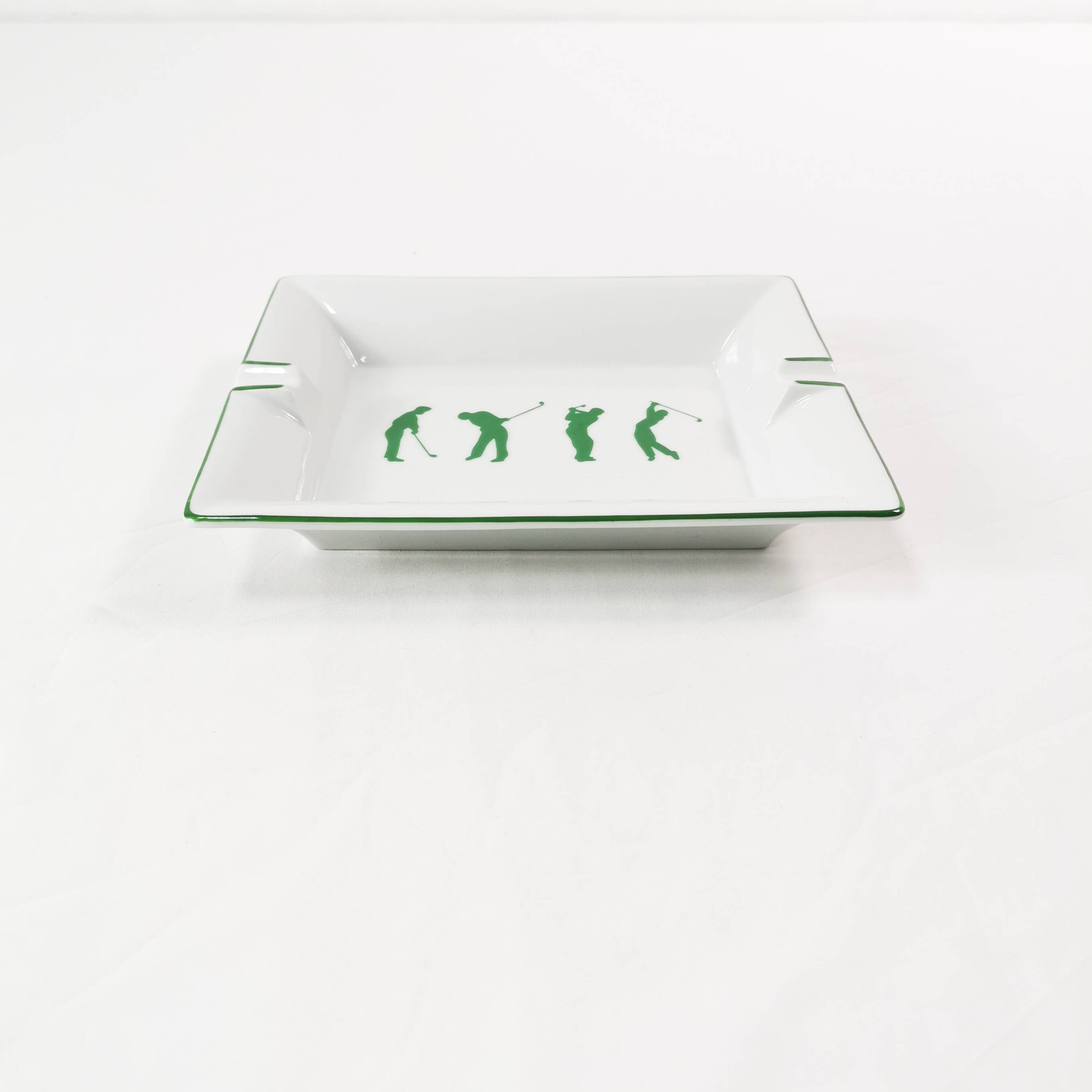 Porcelain cigar ashtray, Philippe Deshoulieres, France, 1980s.